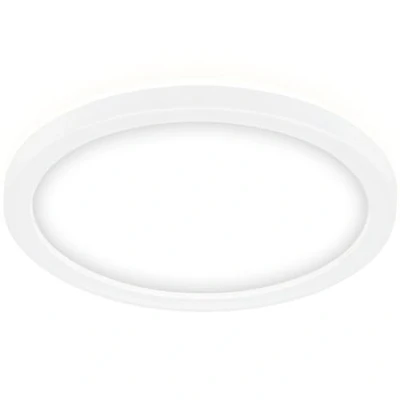 Immagine di BRILONER Leuchten Lampada da soffitto a LED, Plafoniera con Retroilluminazione, 12 watt, 1.400 Lumen, 4.000 Kelvin, bianca, rotonda, Ø 19cm