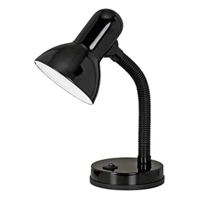 Immagine di EGLO Basic lampada da tavolo, tavolo a 1 fiamma, in acciaio e plastica, colore: nero, attacco: E27