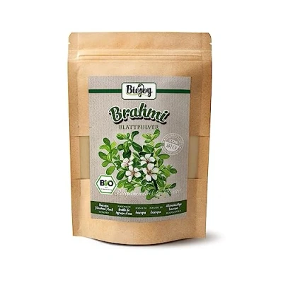 Immagine di Biojoy Brahmi in Polvere BIO (100 g), di Bacopa, Foglie Macinate (Bacopa monnieri)