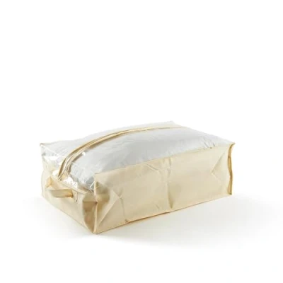 Immagine di Perfetto Più Easybag Sacco Custodia Tnt Plaid e Guanciali, Tessuto, Ecru, 70.0x45.0x25.0 Cm