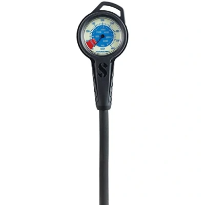 Immagine di Scubapro Manometro in ottone analogico PSI Dual Bar