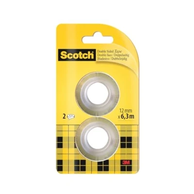 Immagine di Scotch FT 5100 4927 1 136R2 Nastro biadesivo Scotch® 665 Trasparente (L x L) 6.3 m 12 mm 2 pz.