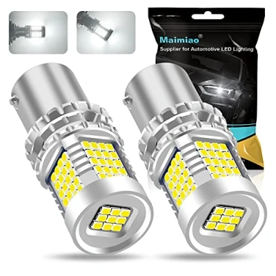 Immagine di UPXSXT 2Pcs Bianco 1156 BA15S P21W luce retromarcia LED Lampadina, 12 24V 3400LM 2016 89SMD Canbus senza Errori e sfarfallio Lampadina Impermeabile super luminoso