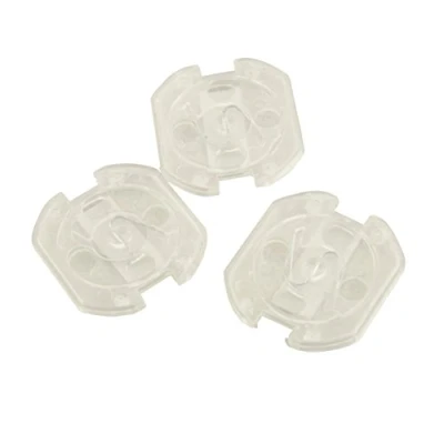 Immagine di Unitec per prese elettriche Adesivo Trasparente 10 X, pezzi, trasparente/bianco, 41632