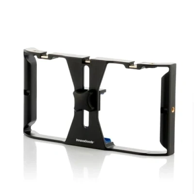 Immagine di InnovaGoods® Supporto per Smartphone con stabilizzatore Manuale Stafect, Tiene Lo in Modo Sicuro e Stabile, Design di Manuale, Ideale Guardare Video Giocare.