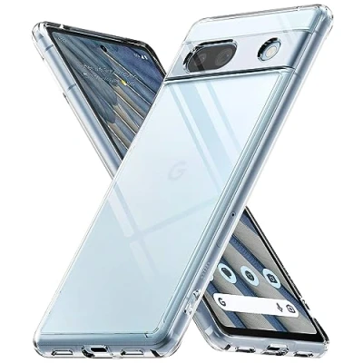 Immagine di Ringke Fusion Compatibile con Cover Google Pixel 7a, Calza a Pennello, Custodia Antiurto Trasparente Buon Grip Clear