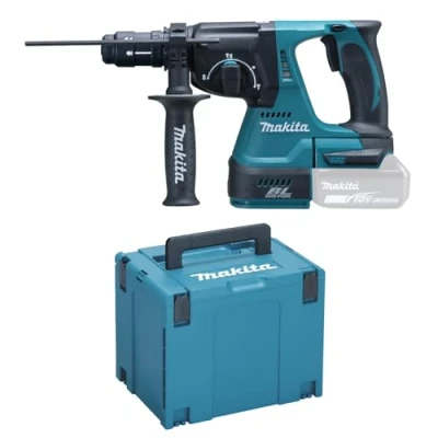 Immagine di Scalpello perforatore Makita DHR243ZJ 10 per Sds Plus 18V + custodia Makpac