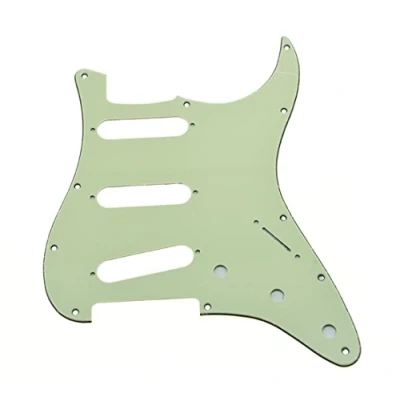 Immagine di KAISH Battipenna per chitarra a 11 buchi, invertito Fender Jimi Hendrix Stratocaster, colore: Verde menta