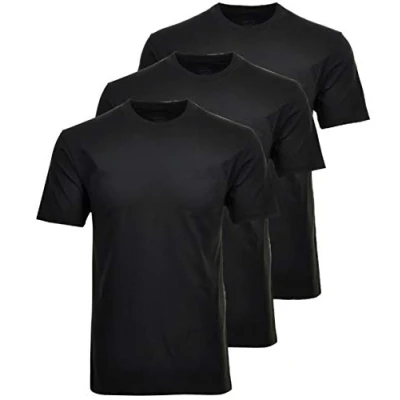 Immagine di Ragman Confezione doppia da 2 magliette con scollo rotondo Nero (confezione 3) XL