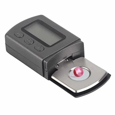 Immagine di manometro Digitale per Stilo, bilanciere con Scala di rilevamento 0,01 g, retroilluminazione LCD Blu Peso calibrazione 5 g