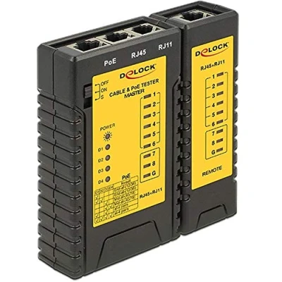 Immagine di Link R10165 Tester per Cavi Rete e Poe, Nero