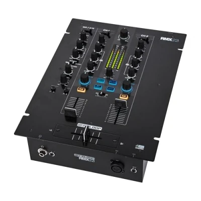 Immagine di Reloop RMX 22i Mixer digitale a 2 (+1) canali, 4 effetti sonori istantanei di colore per canale, iPad/tablet/smartphone audio split input audio, nero