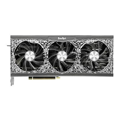 Immagine di Palit Microsystems, Inc. GeForce RTX 3080 Ti GameRock 12 GB GDDR6X, 10240 Core, 1365 MHz GPU, 1665 Boost, NVIDIA Ampere, HDMI, DisplayPort x 3, Angel ARGB Illuminazione, TurboFan avanzato 3.0
