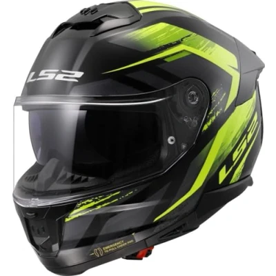 Immagine di LS2, Casco Moto Integrale STREAM II FURY Gloss Black H V Yellow, S