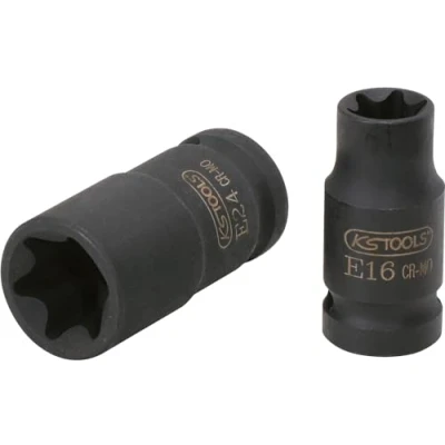 Immagine di KS TOOLS 515.0981 Chiave a bussola 30 E6 10 (3/8&quot;) Torx esterno, Profilo E