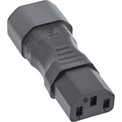 Immagine di InLine® Adattatore di rete IEC 60320 C14 / C13, 3 poli