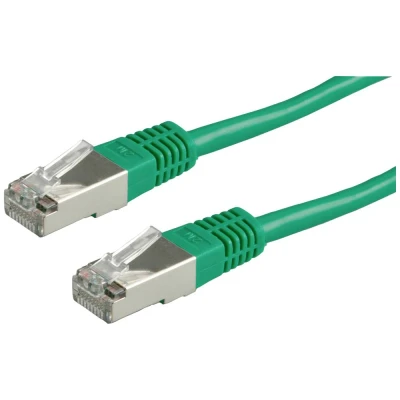 Immagine di Value 21.99.1373 RJ45 cavo di rete, patch CAT 6 S/FTP 7.00 m Verde doppia schermatura 1 pz.