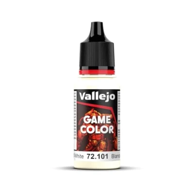 Immagine di Vallejo 72101 Colore Acrilico In Formula Opaca E Coprente A Base D&#039;acqua, Bianco (Off White), 17 ml, 1 Pezzo