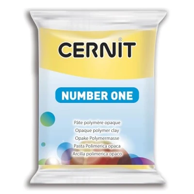 Immagine di Cernit Numero Uno Argilla, Polymero, Giallo, 53x5.51x1.51 cm