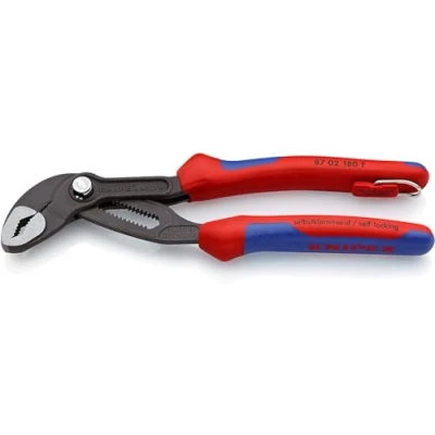 Immagine di Knipex Cobra 87 02 180 T Pinza regolabile per tubi e dadi Dimensione chiave (metrica) 36 mm