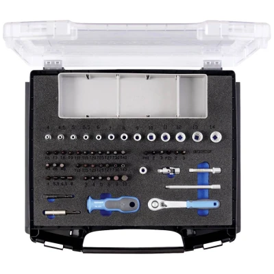 Immagine di Gedore Kit di chiavi a bussola 1/4 (6.3 mm) 58 parti 1101 D 20