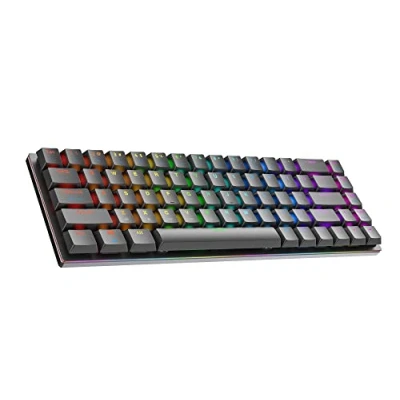 Immagine di Ranked G65 Guardian 65% Low Profile Telaio in Alluminio Hot Swap 68 Tasti RGB Cavo USB Per Mac, PC Windows QWERTY ANSI US (Nero, Gateron Red)
