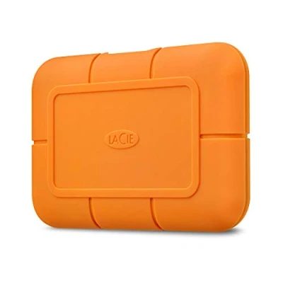 Immagine di LaCie Rugged SSD, 4TB, SSD Esterno, USB C Thunderbolt 3, Resistenza all&#039;Acqua, alla Polvere, Mac, PC, incl. senza cavo A, 5 anni Rescue Services (STHR4000800)