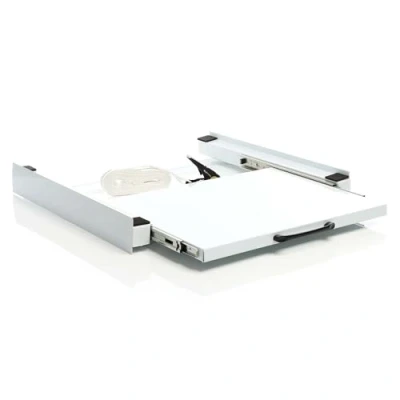 Immagine di Wiltec Kit sovrapposizione lavatrice asciugatrice max 150 kg con ripiano estraibile