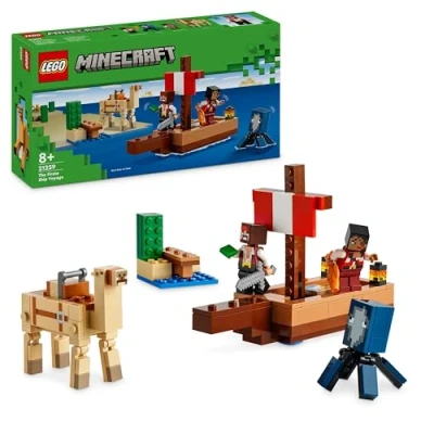 Immagine di LEGO Minecraft (21259). Il viaggio del galeone dei pirati