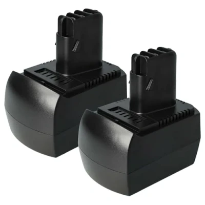Immagine di vhbw 2x NiMH batteria 1500mAh (12V) compatibile con strumenti attrezzi utensili da lavoro Metabo BS 12 SP, BSZ Impuls/Premium, BZ SSP 12, ULA9.6 18