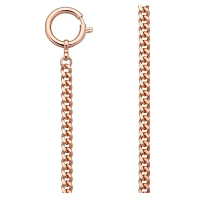 Immagine di REGENT orologio da tasca, catena per tasca con moschettone e anello a molla in diverse varianti, Ps 03 Oro rosa 6 mm