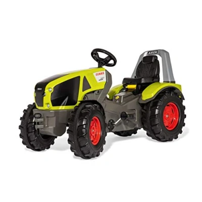 Immagine di Rolly Toys Trattore RollyToys 640089 a pedale RollyX Trac Premium Claas Axion 940 (per bambini dai 3 ai 10 anni, pneumatici silenziosi), Colore verde, Grande, 64/008/9