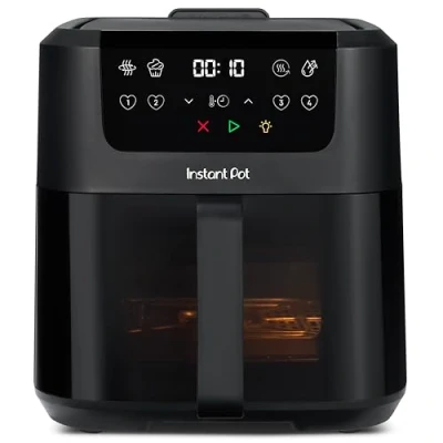 Immagine di Instant Pot Vortex Compact Friggitrice ad aria calda da 5 l, dimensioni famiglia, 4 in 1 calda, asciugatura, cottura, riscaldamento, rivestimento antiaderente, facile pulire