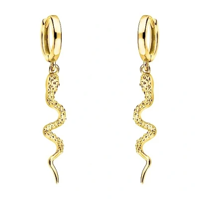 Immagine di Sofia Milani Patterned Snake Orecchini, Donna, Taglia: One Size, Gold coloured