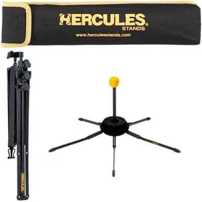 Immagine di Hercules Supporto per tromba, TravLite, set con leggio e custodia