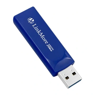 Immagine di LinkMore EJECT32 256GB USB 3.2 Flash Drive, velocità di lettura fino a 100MB/s, design retrattile Thumb Pen Drive Memoria Stick per PC, Laptop