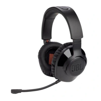 Immagine di JBL Quantum 350 Cuffie Gaming Over Ear Wireless, Headset da con Microfono Boom Direzionale Removibile, Compatibilità Multipiattaforma PC e Console, Nero