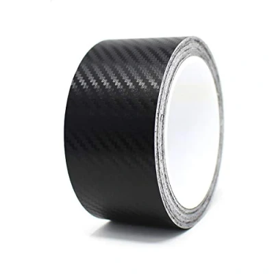 Immagine di 10m Strisce adhesive decorative per auto moto barca e modellismo in vari colori autoadesive Lunghezza (30mm, Carbonio)