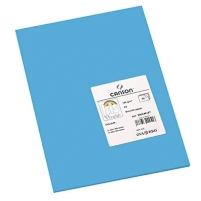 Immagine di Canson 200040167 Cartolina A4, Confezione da 50 Pezzi, Blu