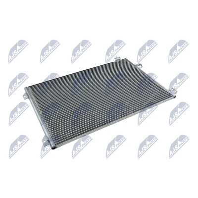 Immagine di NTY CCS RE 013 Condensatore senza essiccatore Alluminio 625 R 134a RENAULT: CLIO 2