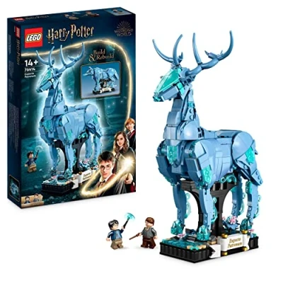 Immagine di LEGO Harry Potter Expecto Patronum Set 2 in 1 con Figure Animali del Cervo e Lupo, Accessorio per Decorazione Camera da Letto, Idee Regali Magici Adolescenti, Uomo, Donna, Lui o Lei 76414