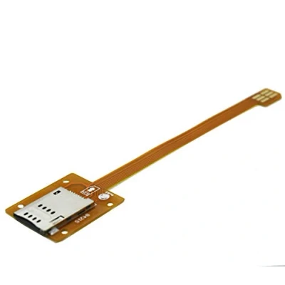 Immagine di Sintech prolunga piatta da micro SIM 3G 4G Card maschio a standard UIM femmina, cavo di piatto FPC 15 cm