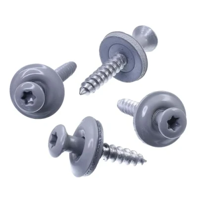 Immagine di SECCARO Vite Spengler, 4,5 x 60 mm, RAL 7030, in acciaio inox A2, guarnizione EPDM 15 TX/esagono incassato, 75 pezzi
