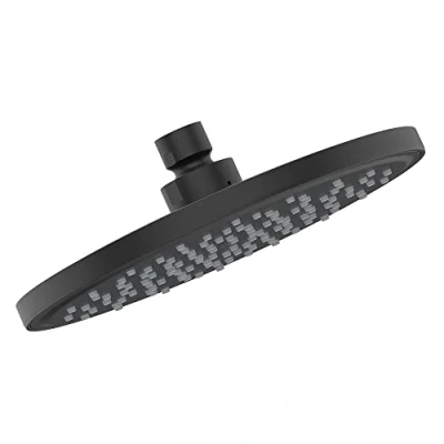 Immagine di Ideal Standard Idealrain Soffione in ABS Ø200mm, Nero Seta