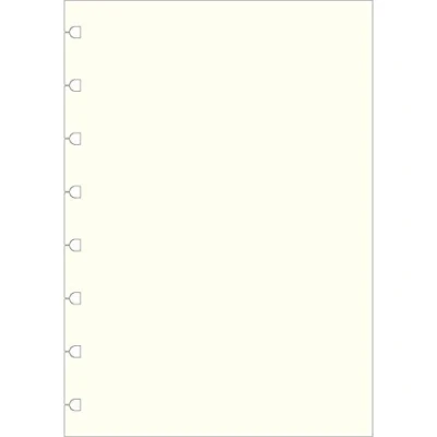 Immagine di Filofax Copertina per blocco note ricaricabile formato A5, Notebook, colore: bianco