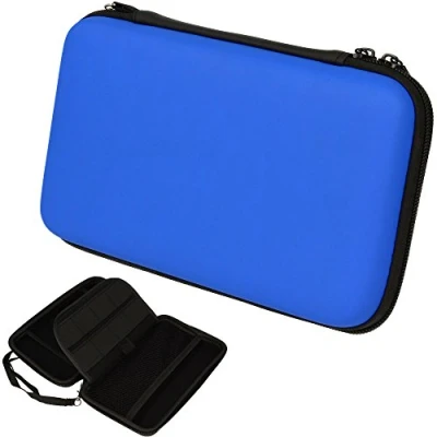 Immagine di TECHGEAR Custodia Compatibile con Nintendo 2DS XL Protettiva da Viaggio Cover Rigida e Spaziosa Realizzata per + Giochi Accessori [Blu]