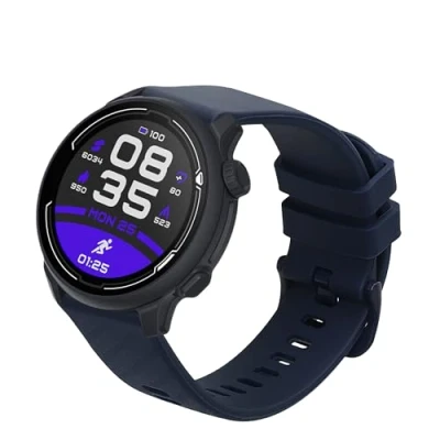 Immagine di kwmobile Cinturino di Ricambio Compatibile con COROS Pace 2 / Apex (42mm) Regolabile per Smartwatch Fitness Tracker Blu Scuro