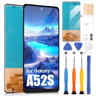 Immagine di LCD Display per Samsung Galaxy A52S 5G, 5G A528 Schermo Touchscreen Digitazer Assembly Sostituzione con Kit di Attrezzi Riparazione