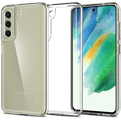 Immagine di Spigen Cover Ultra Hybrid Compatibile con Samsung Galaxy S21 FE 5G (2022) Trasparente