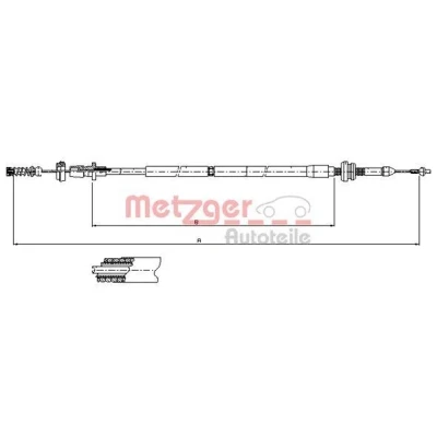 Immagine di METZGER 10.0904 Cavo Acceleratore COFLE
